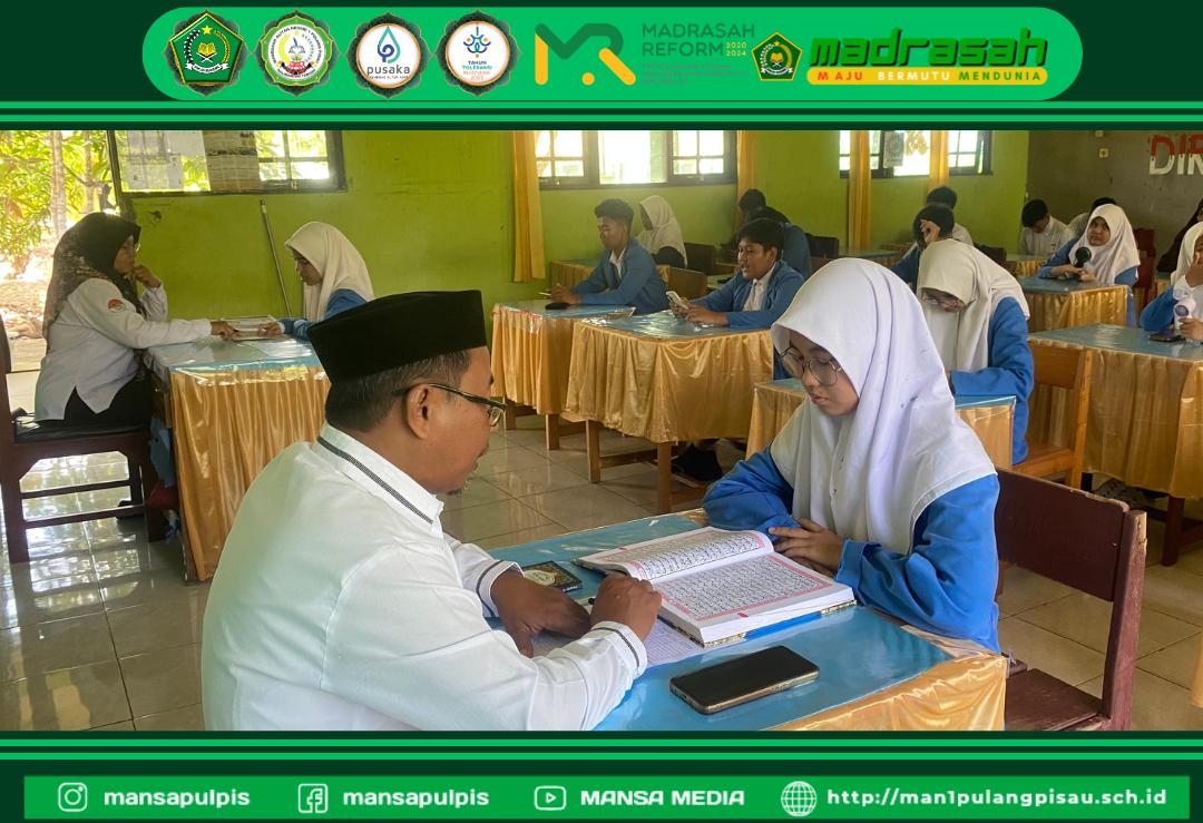 TES AKADEMIK JADI LANGKAH AWAL SISWA BARU DI MAN 1 PULANG PISAU PLUS KETERAMPILAN