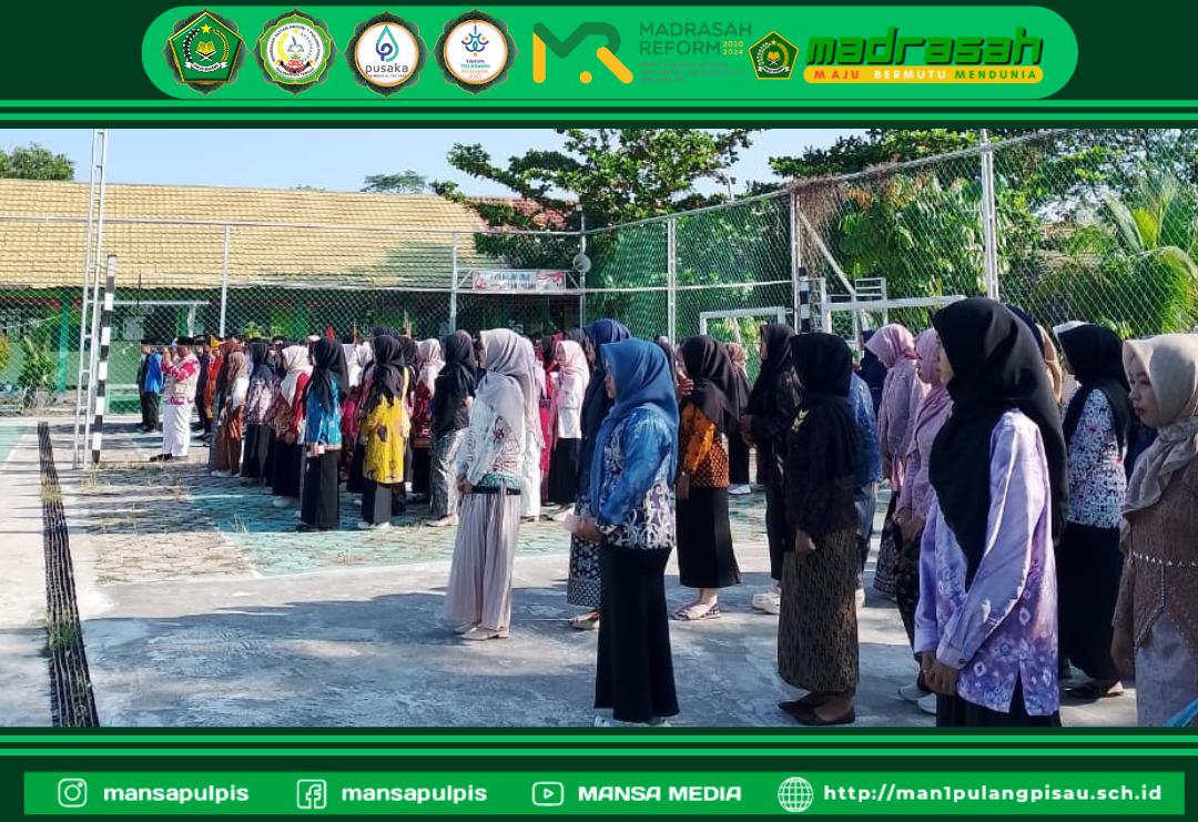 MENUMBUHKAN SEMANGAT KARTINI DI MAN 1 PULANG PISAU PLUS KETERAMPILAN 
