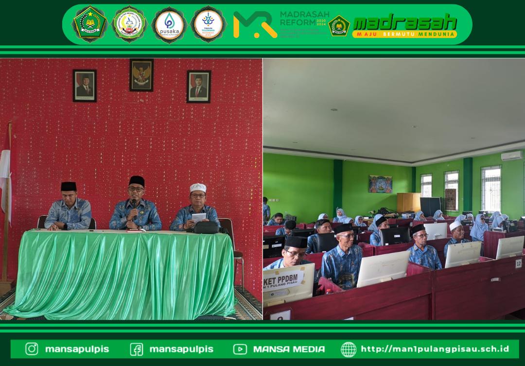 MAN 1 Pulang Pisau Plus Keterampilan Gelar Rapat Bahas Program Madrasah