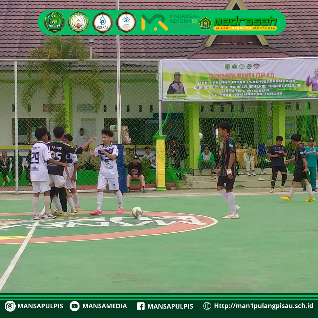 PERTANDINGAN FUTSAL MANSACUP MAN 1 PULANG PISAU B VS MAN KOTAWARINGIN TIMUR