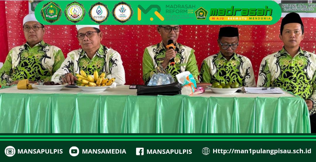RAPAT PERSIAPAN UPACARA HARI PENDIDIKAN NASIONAL DAN PERPISAHAN SISWA SISWI MAN 1 PULANG PISAU
