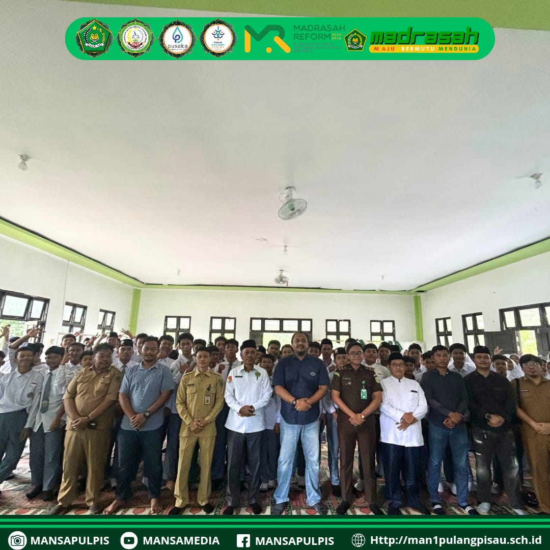 PENTINGNYA WASPADA RADIKALISME, DENSUS 88 HADIR DI MAN 1 PULANG PISAU