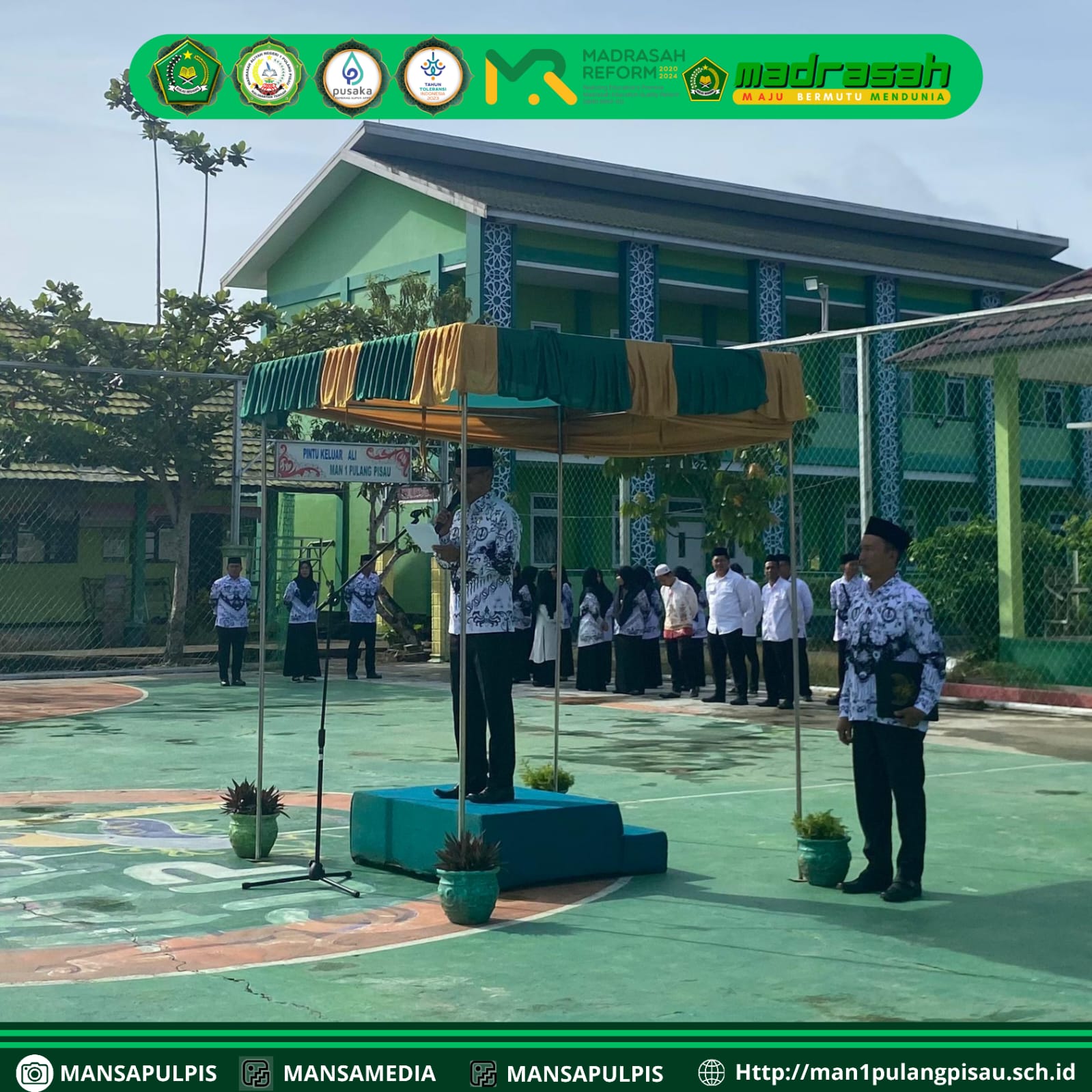 "Guru Adalah Profesi yang Melahirkan Berbagai Profesi," Peringatan Hari Guru di MAN 1 Pulang Pisau Penuh Makna